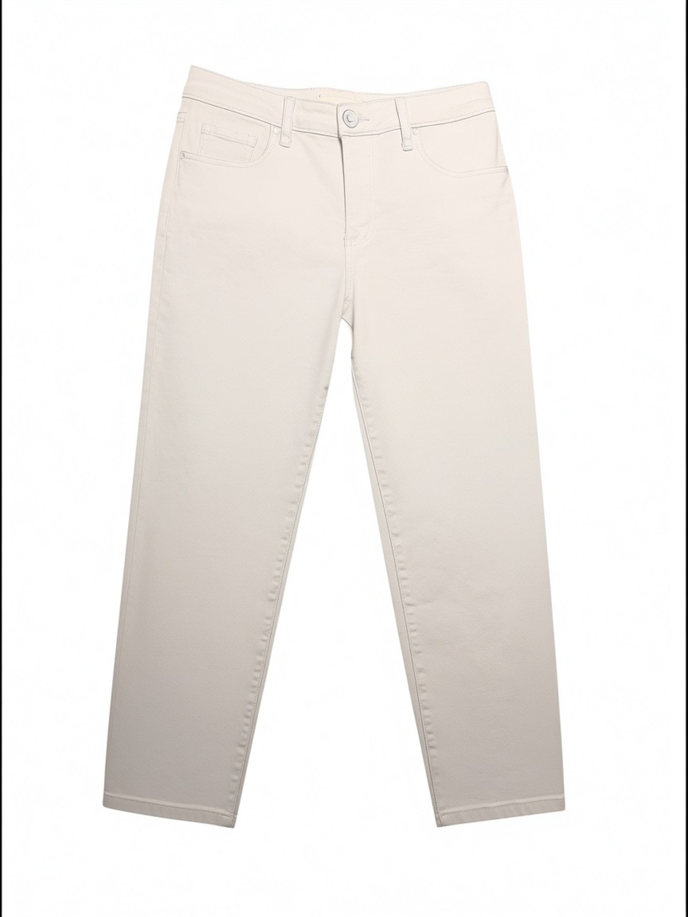 Kut From The Kloth Catherine Cropped Straight Leg White Jeans Size 6